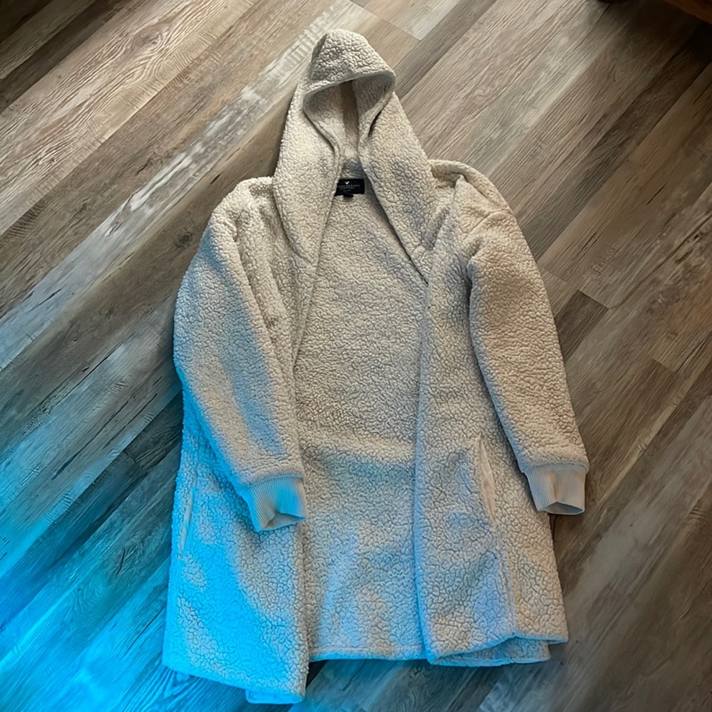 Fluffy White Coat